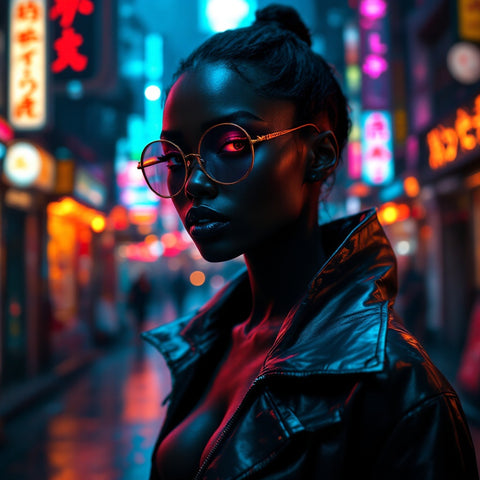 Neon City Girls Digital Wall Art — No. 635 — Digital Wall Art