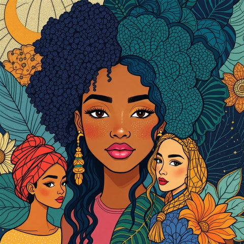 Bohemian Warm Tones Woman Portrait