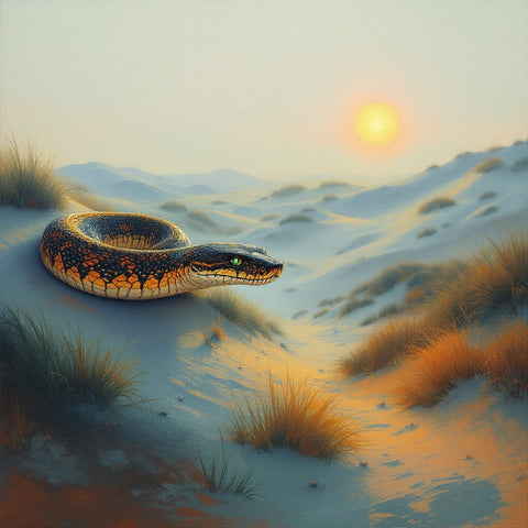 Desert Serpent at Sunrise