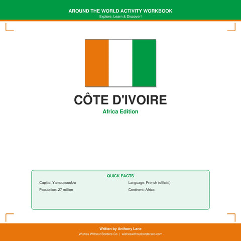 Around the World Activity Workbook: Côte d'Ivoire — Africa Edition (Digital PDF)