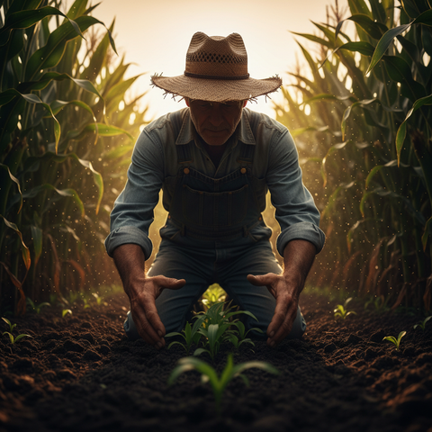 Farmer in the Cornfield