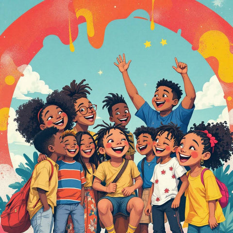 Black Community Unity Print — No. 524 — Digital Wall Art