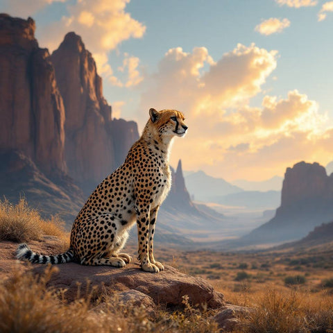 Kingdom of Beasts Wildlife Print — No. 419 — Digital Wall Art
