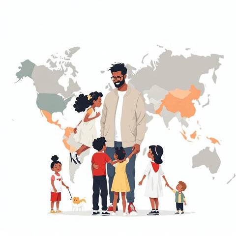 Black Community Unity Print — No. 211 — Digital Wall Art