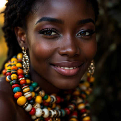 Juneteenth Freedom Celebration Portrait — No. 053 — Digital Wall Art