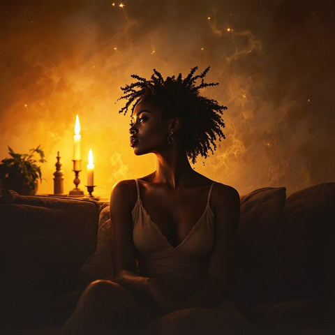Golden Sunset Portrait Wall Art — No. 289 — Digital Wall Art