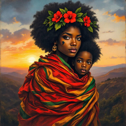Black Heritage Liberation Art — No. 065 — Digital Wall Art