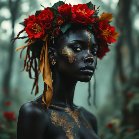 African Heritage & Unity Art Print — No. 078 — Digital Wall Art
