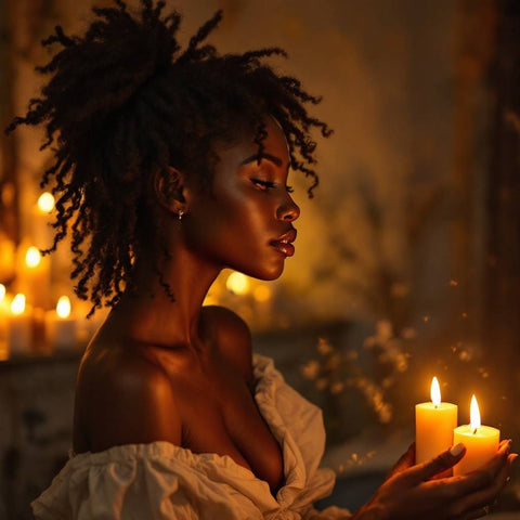 Candlelight Portrait Wall Art — No. 294 — Digital Wall Art