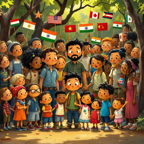 Cultural Togetherness Wall Art — No. 475 — Digital Wall Art