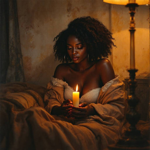 Warm Glow Portrait Art — No. 283 — Digital Wall Art