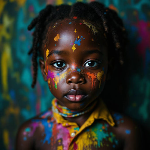 Colorful Portrait No. 144 — Digital Wall Art