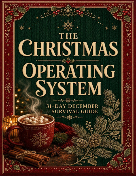 The Christmas Operating System | Holiday SEL Guide for Families | 30+ Pages of Activities, Reflections & Connection Prompts | Printable Digital Download