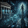 Neon City Girls Digital Art — No. 590 — Digital Wall Art