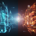 Neon City Girls Digital Art — No. 606 — Digital Wall Art