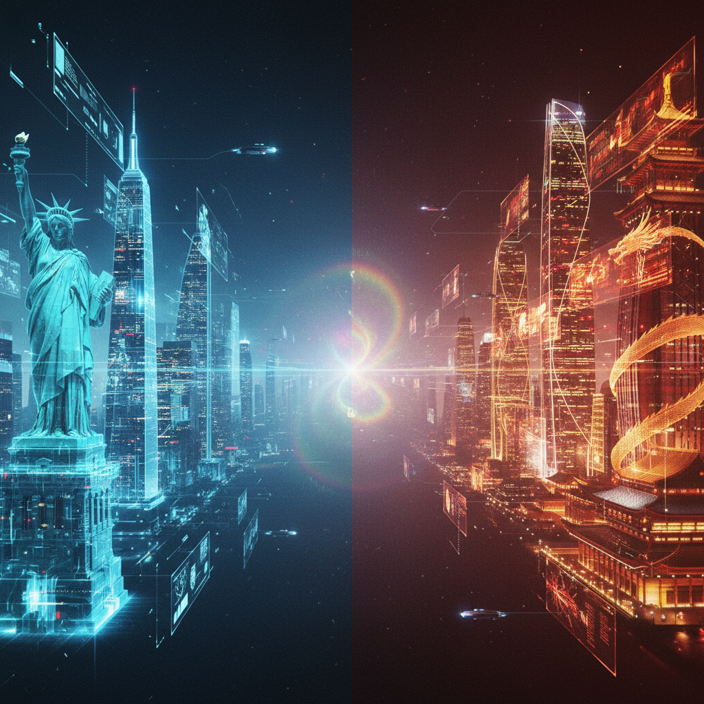 Neon City Girls Digital Art — No. 606 — Digital Wall Art