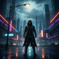 Neon City Girls Art Print — No. 618 — Digital Wall Art