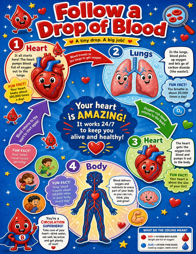 Human Body Operating System — 6 Printable Poster Set for Kids | Body Systems Classroom Decor