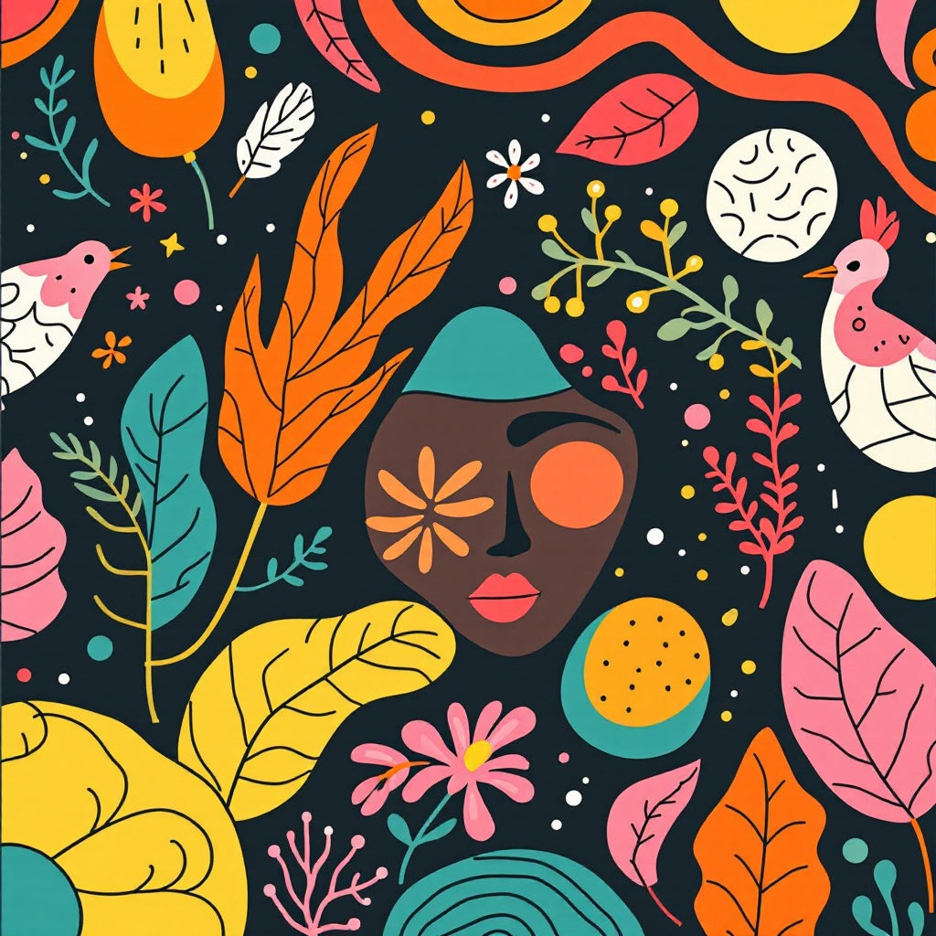 Bohemian Mandala Geometric Art Print