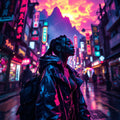 Neon City Girls Digital Wall Art — No. 619 — Digital Wall Art