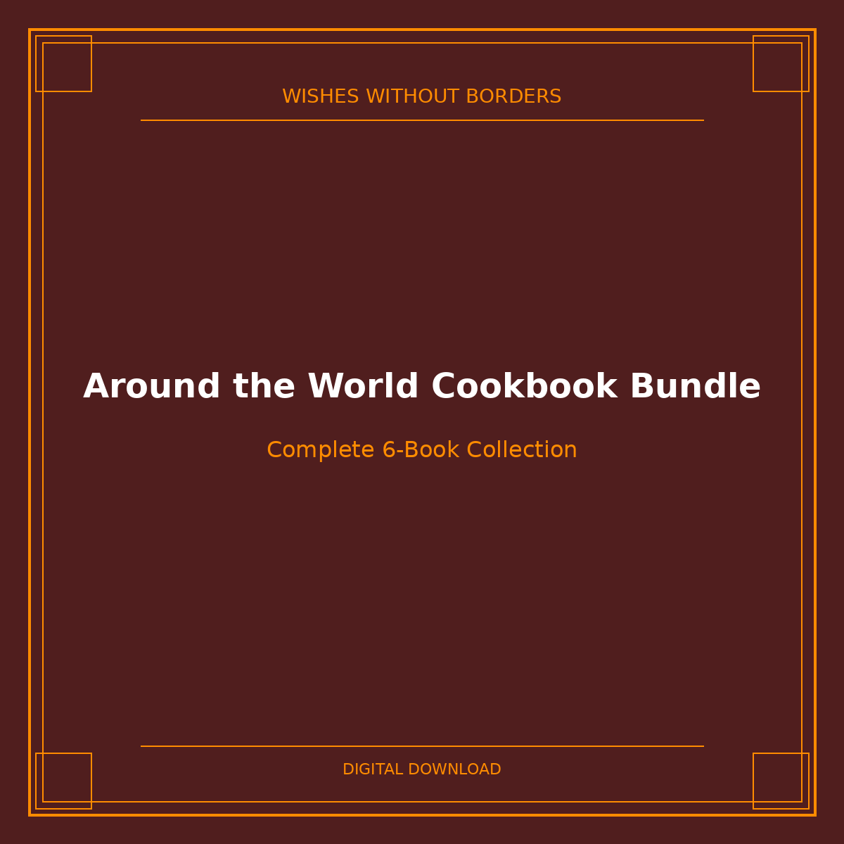 Around the World Cookbook Bundle