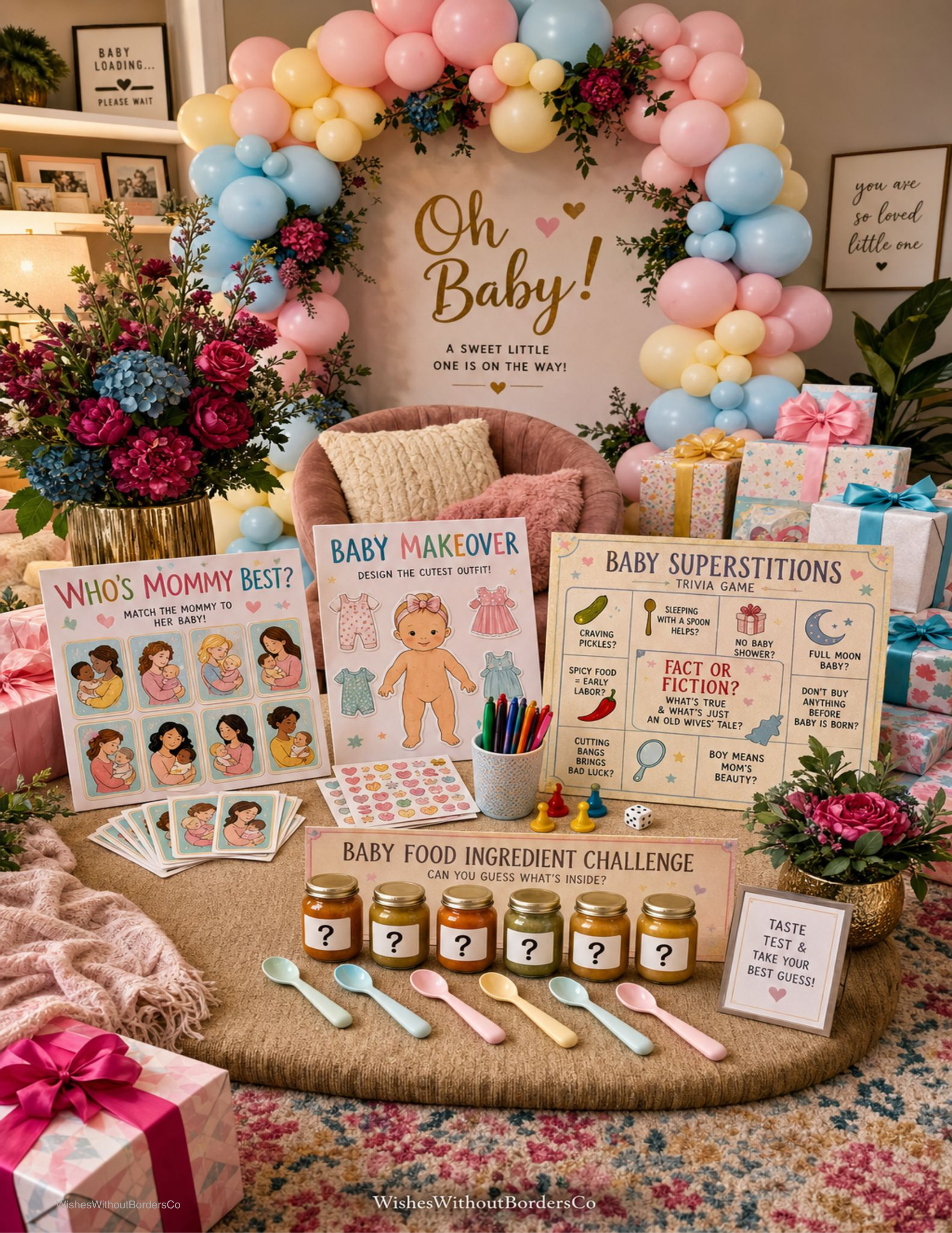 10 Exciting Baby Shower Games Printable Bundle