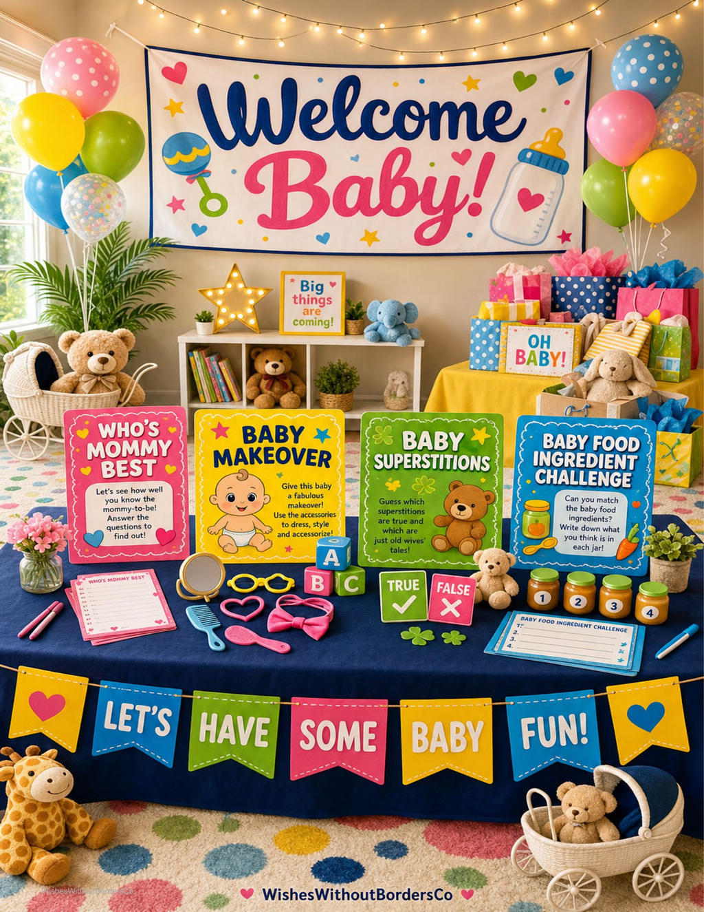 10 Exciting Baby Shower Games Printable Bundle