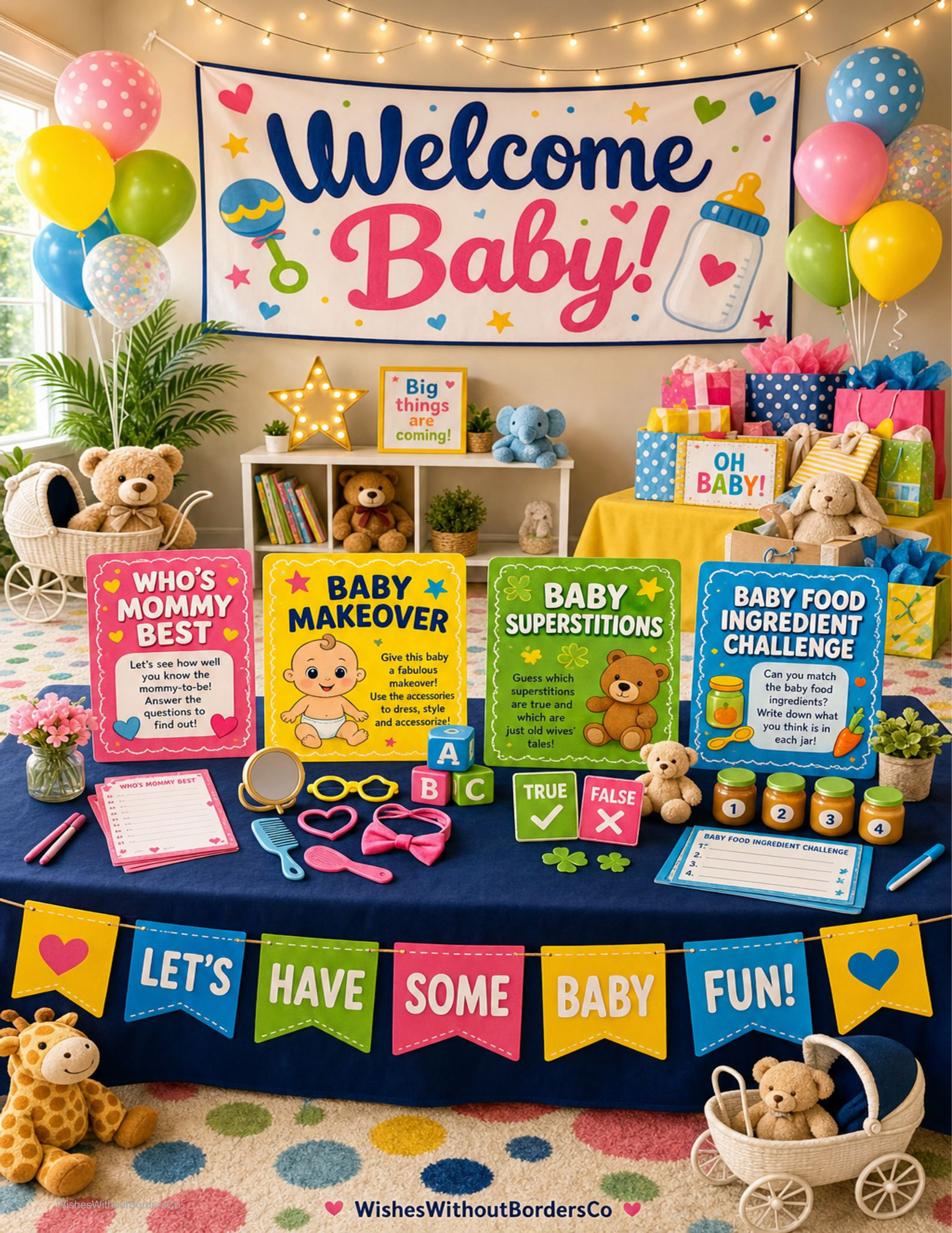 10 Exciting Baby Shower Games Printable Bundle