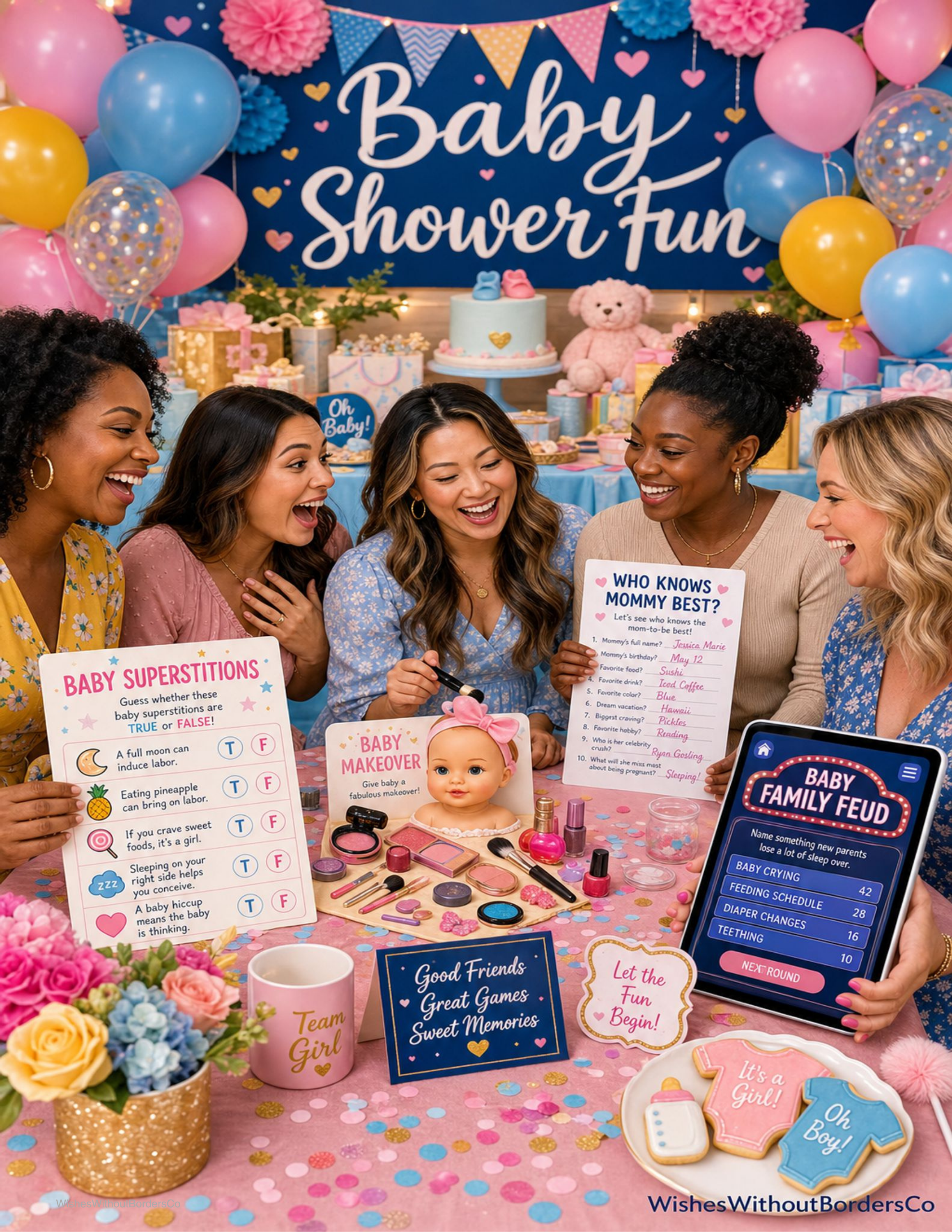 10 Exciting Baby Shower Games Printable Bundle