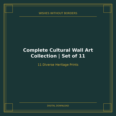 Complete Cultural Wall Art Collection | Set of 11