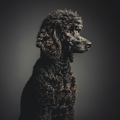 Midnight Poodle Silhouette