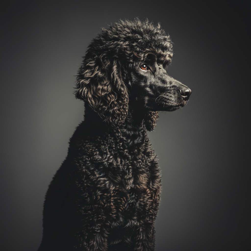 Midnight Poodle Silhouette
