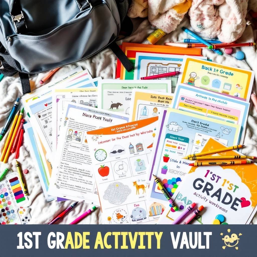 The Ultimate 1st Grade Activity Vault | 41-Page Educational Bundle