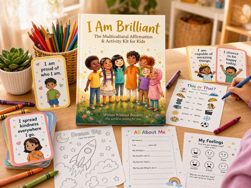 I Am Brilliant: The Multicultural Affirmation & Activity Kit for Kids (Digital PDF)