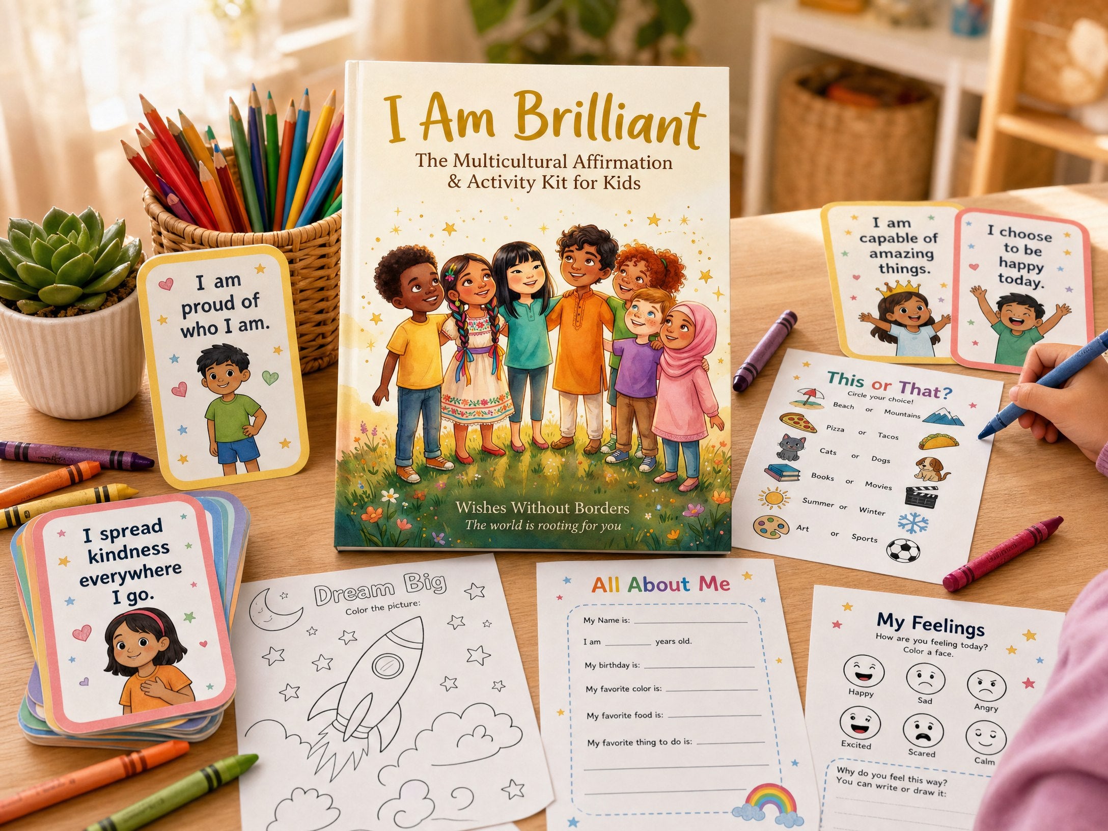 I Am Brilliant: The Multicultural Affirmation & Activity Kit for Kids (Digital PDF)