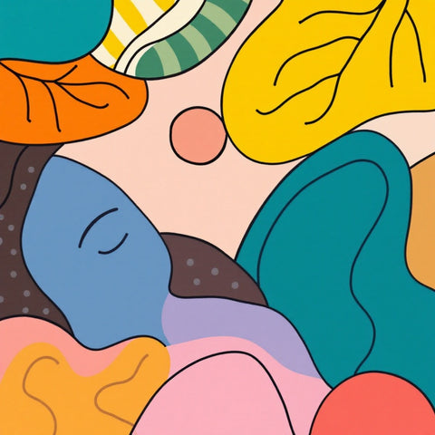 Bohemian Terracotta Abstract Wall Art