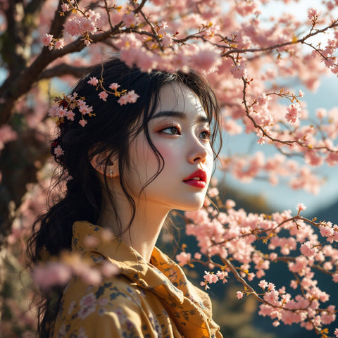 Cherry Blossom Portrait