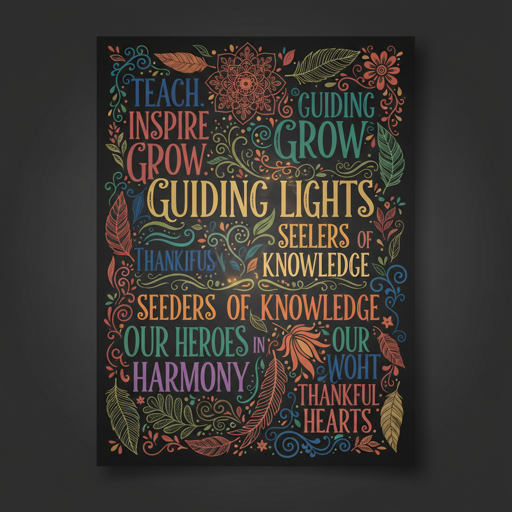 Dark Boho Teacher Poster Bundle | Moody Classroom Decor | Celestial Educator Wall Art | Thank You Teacher Printables | Digital Download
