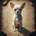 Chihuahua in the Castle Window