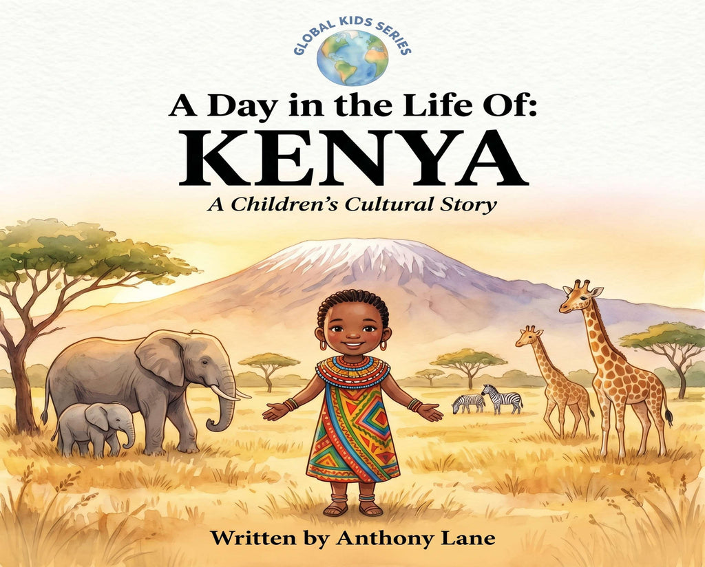 A Day in the Life Of: Kenya — A Bilingual Children's Cultural Story (Digital PDF)