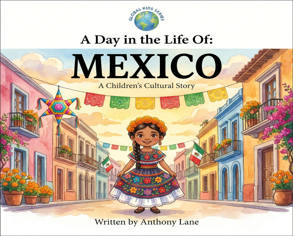 A Day in the Life Of: Mexico — A Bilingual Children's Cultural Story (Digital PDF)
