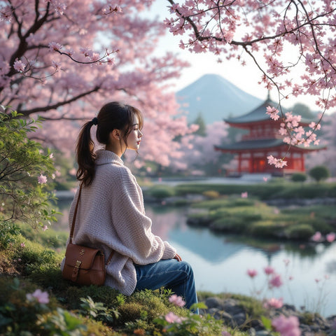Contemplation at the Temple Garden