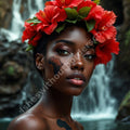 Vintage Black Portrait Art — No. 001 — Digital Wall Art