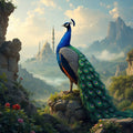 Fantasy Wild Adventure Print — No. 393 — Digital Wall Art