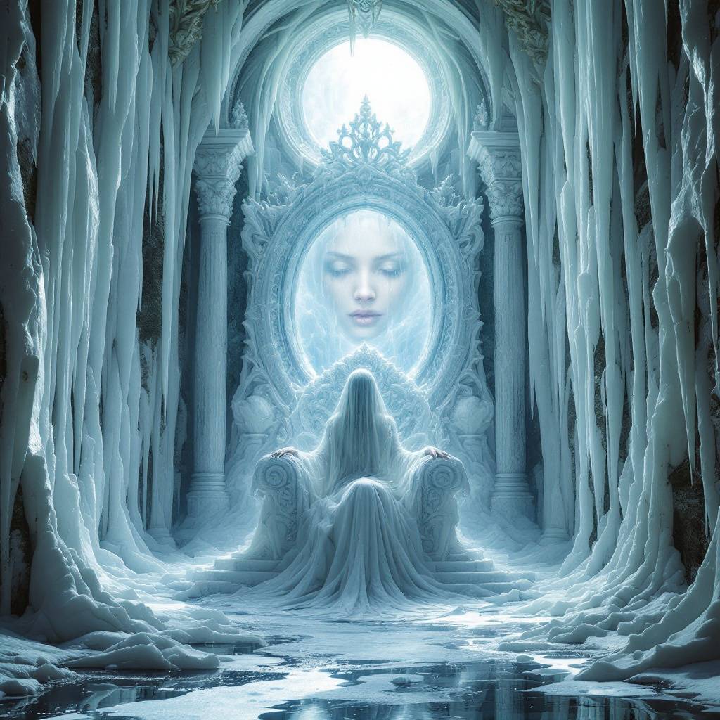 Mystical Surreal Portrait Art — No. 265 — Digital Wall Art