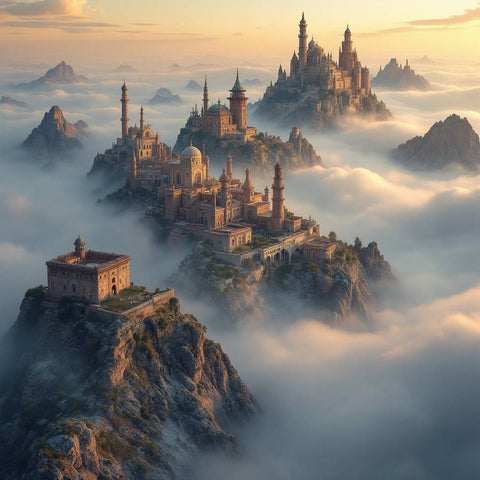 Fantasy Wild Adventure Print — No. 440 — Digital Wall Art