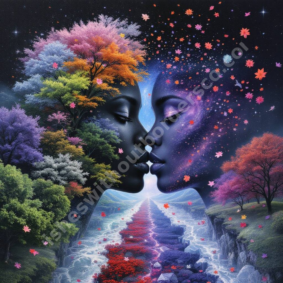 Mystical Between Worlds Art — No. 018 — Digital Wall Art