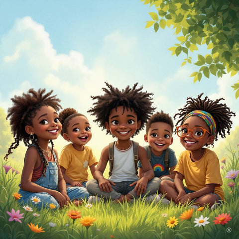 Black Community Unity Print — No. 533 — Digital Wall Art