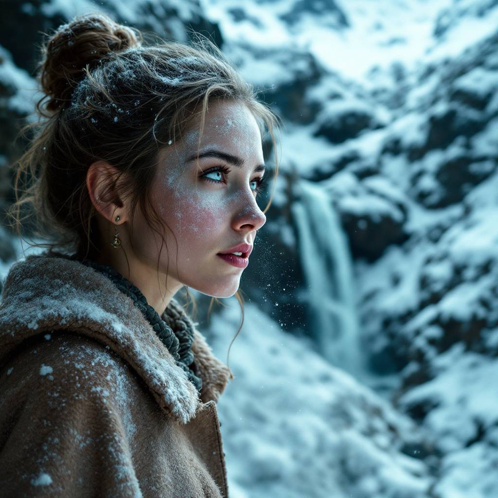 Frozen Realms Art Print — No. 252 — Digital Wall Art