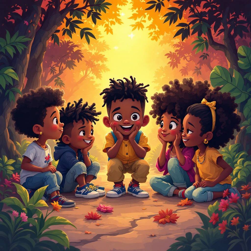 African Heritage & Unity Art Print — No. 529 — Digital Wall Art